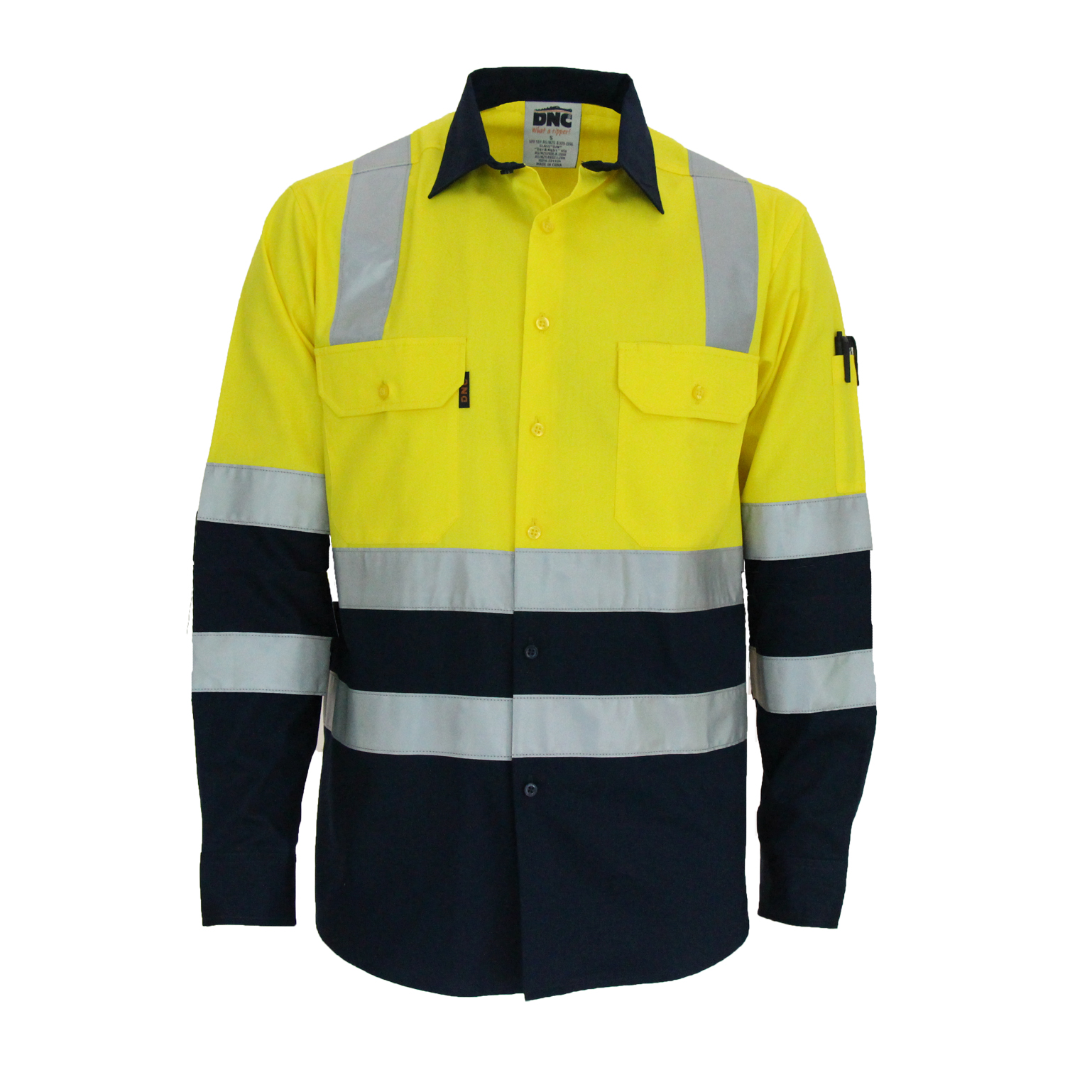 Hivis Tone L W Cotton Bio Motion X Back Shirt With Csr R Tape L