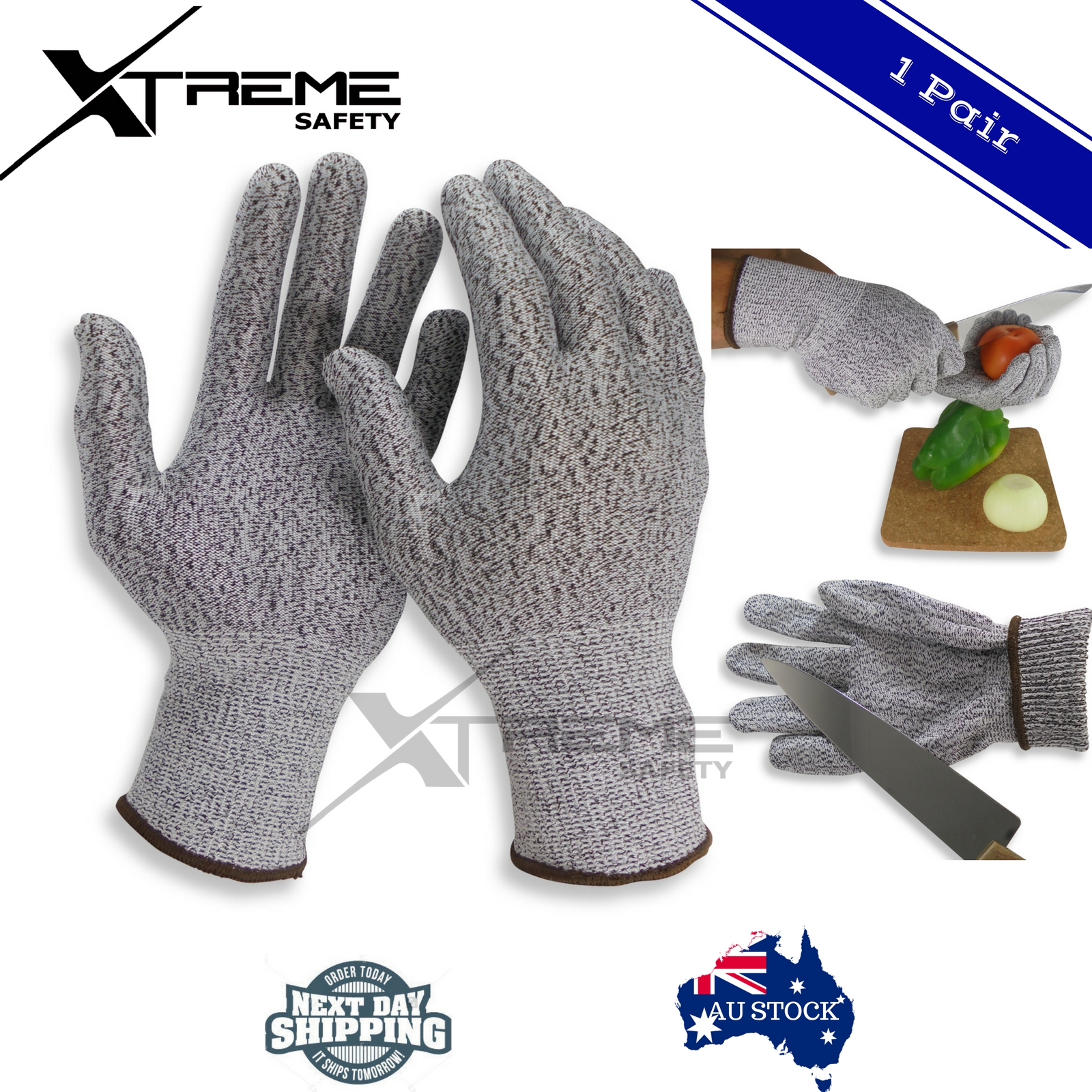 Anti Abrasion Protective Glove Cut Resistant Elastic Fiber Kitchen Safety Gloves Ebay