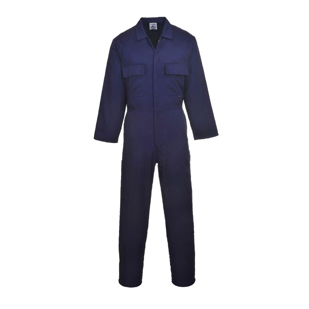 REAL LIFE FASHION LTD Unisex Polycotton Coverall Overall Suit Welding Mechanic Work Boiler Jumpsuit 