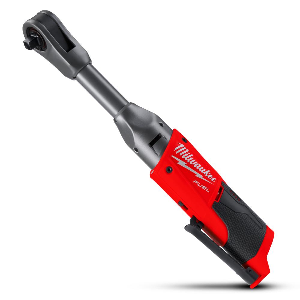 New Milwaukee 12V Li-ion Cordless Fuel 3/8" Drive Extended Reach Ratchet - Skin