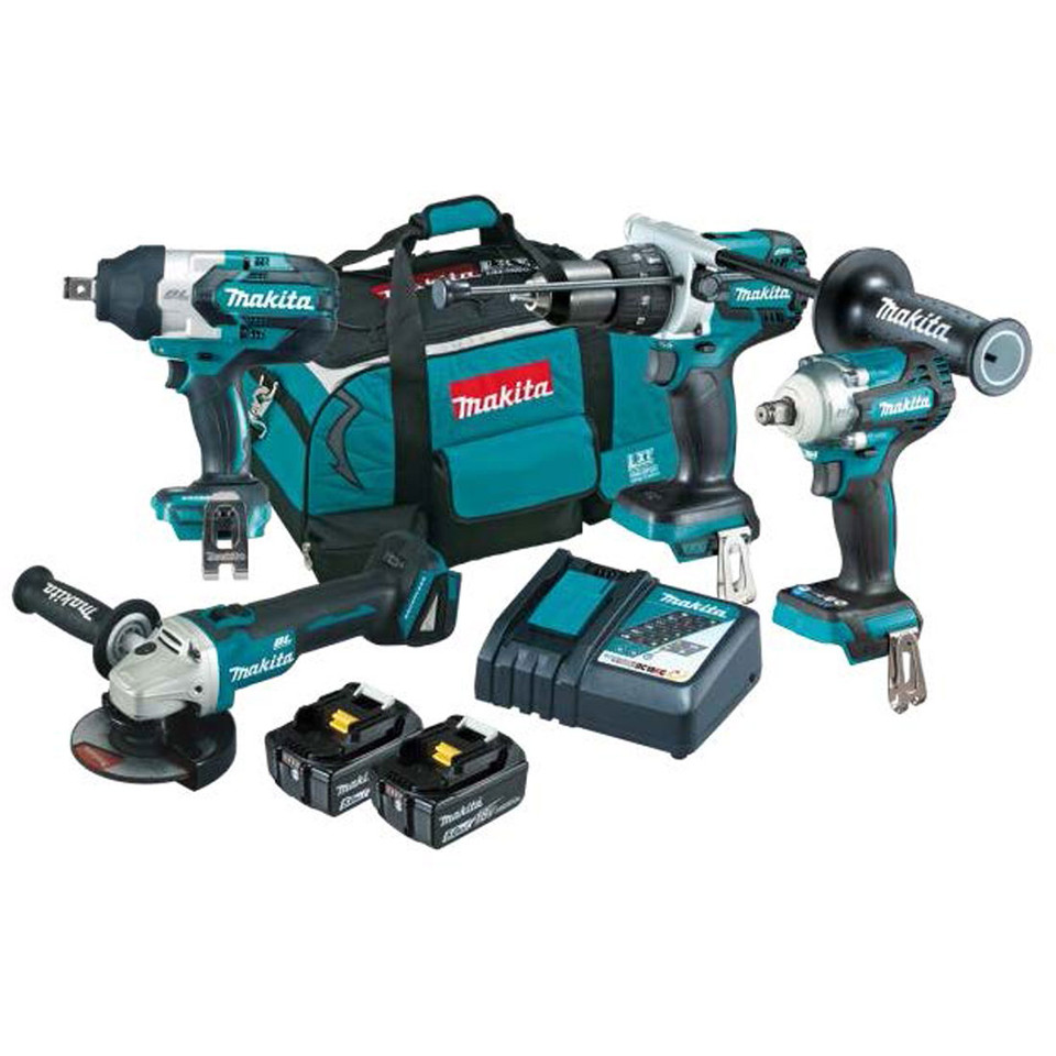 Makita 18V Brushless Cordless Heavy Duty 4 Piece Combo Kit - DLX4130TX1