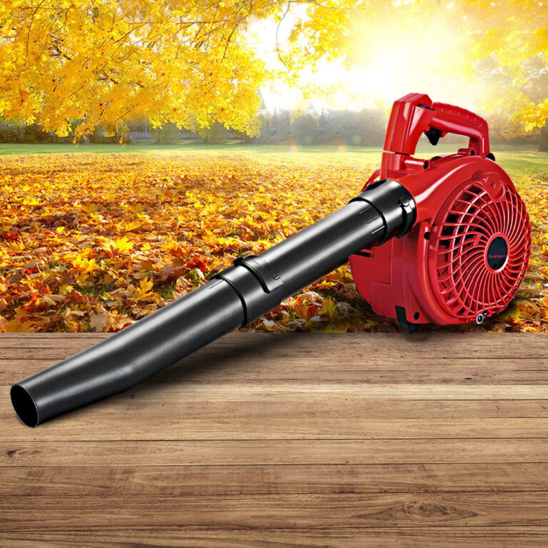 26CC Leaf Blower Vacuum W/ Two Stroke Petrol Engine And Dual Weighted ...