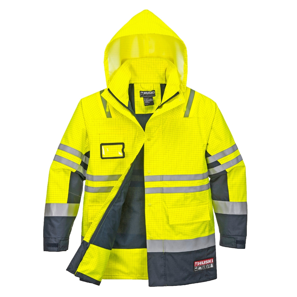 Huski Flame Resistant Fire Jacket Buy Hi Vis Jacket Online Xtreme