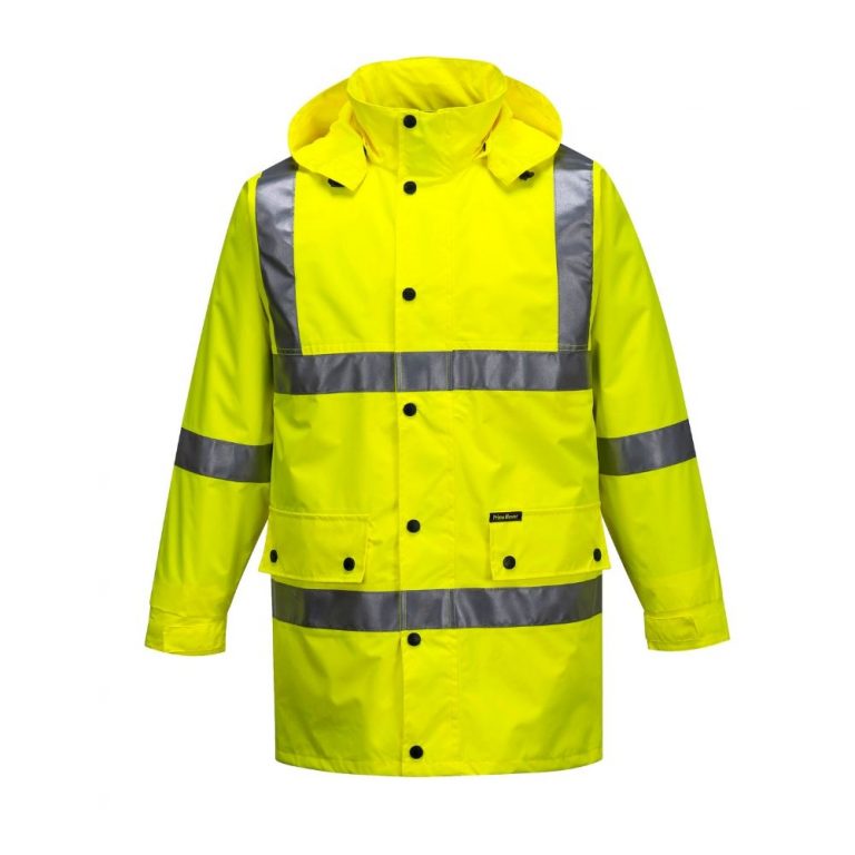Argyle Full Hi-Vis Rain Jacket with Tape | Xtreme Safety