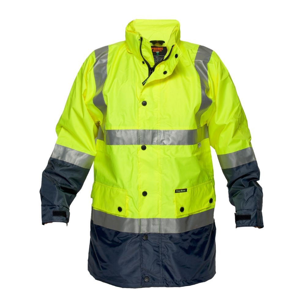 Eyre Lightweight HiVis Rain Jacket with Tape Xtreme Safety