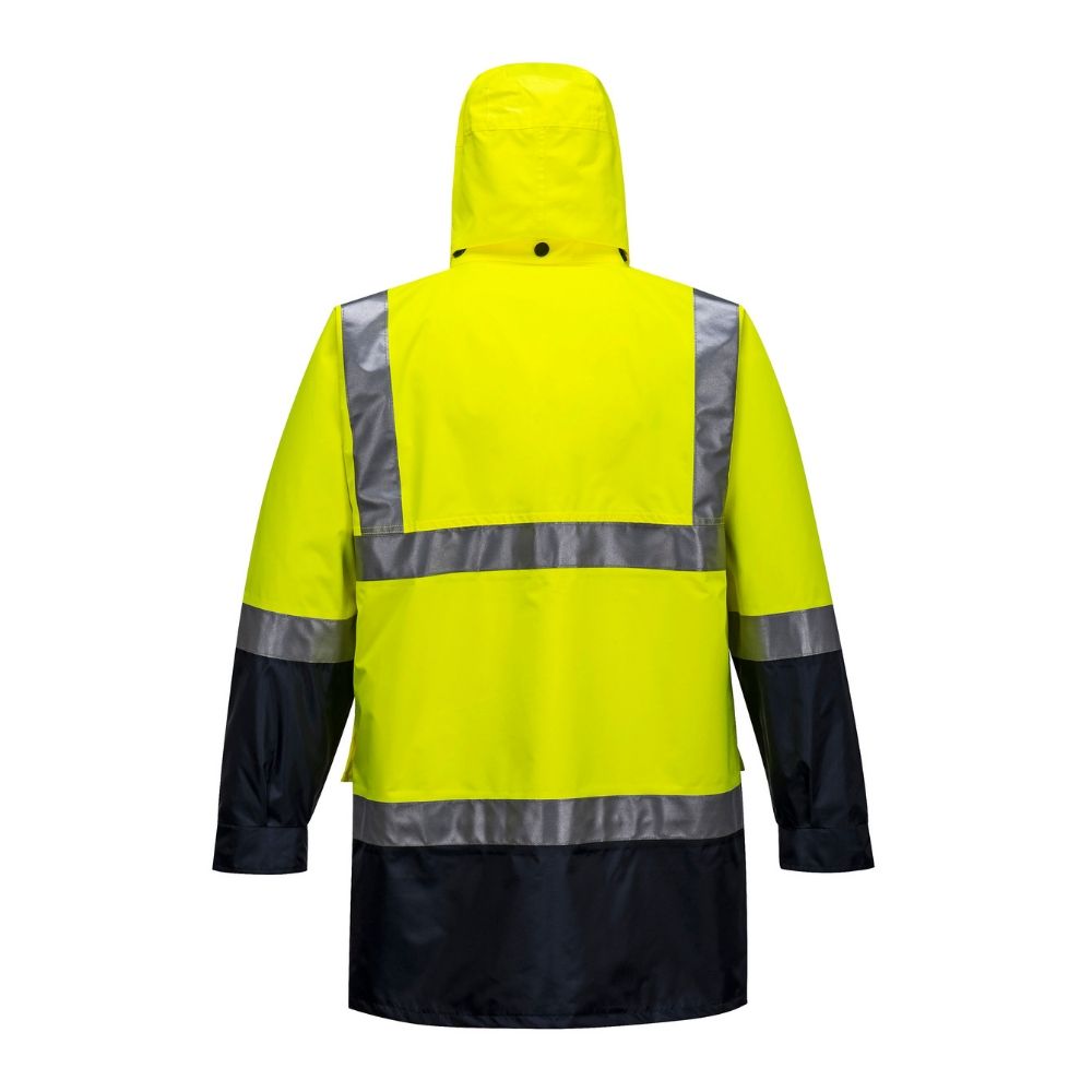 Eyre Lightweight HiVis Rain Jacket with Tape Xtreme Safety