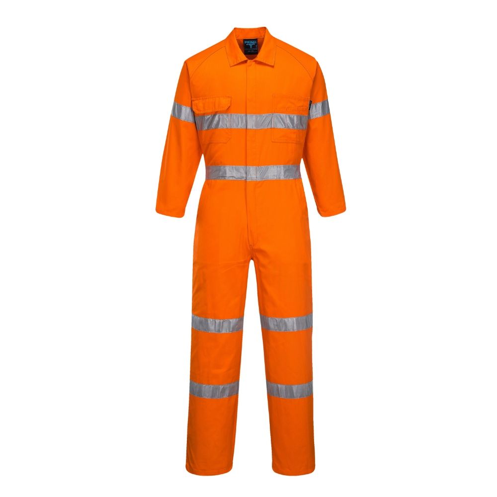 Lightweight Orange Coveralls with Tape | Xtreme Safety