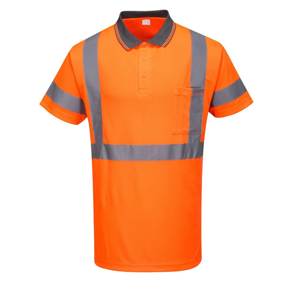 High Visibility X Back Tape S/S Polo | Xtreme Safety