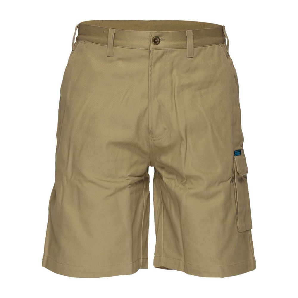 Khaki Shorts - 100% Cotton Drill Cargo Shorts - Khaki | Xtreme Safety