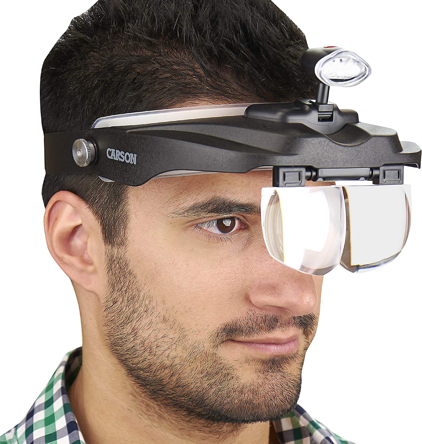 Head Band Led Lighted Magnifier Xtreme Safety