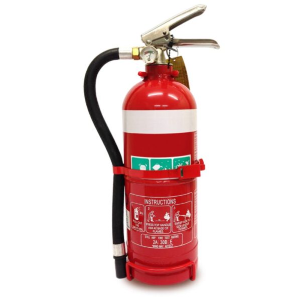 2.0kg DCP fire extinguisher c/w hose & vehicle bracket - 2A:30B:E ...