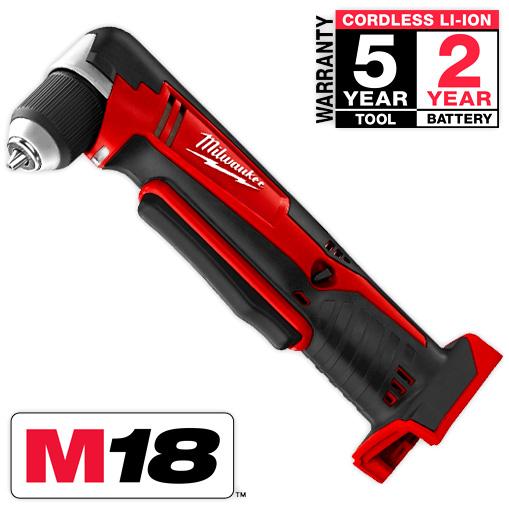 New Milwaukee 18V LiIon MultiPosition Handle Cordless Right Angle